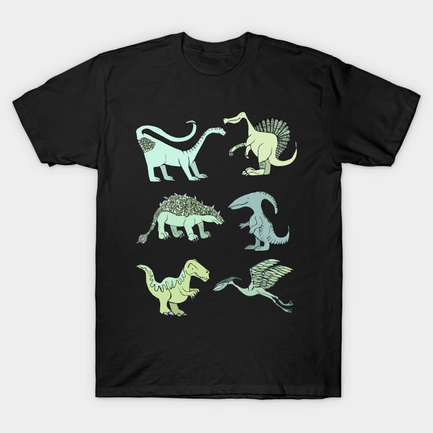 Happy dinosaur T-Shirt by msmart